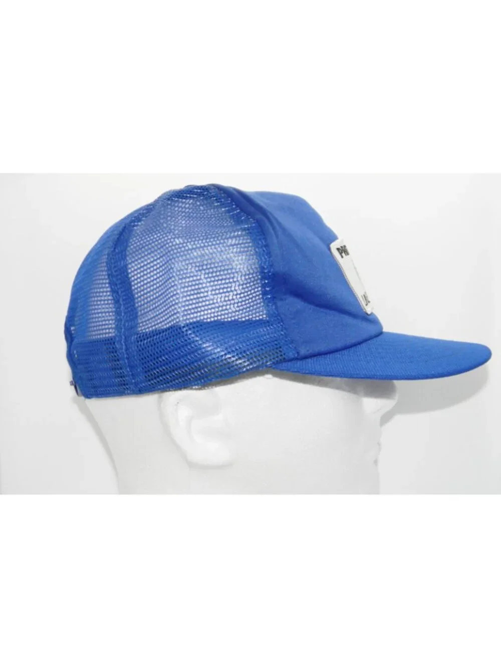 Vintage Preformed Line Products Trucker Hat PLP Patch Cap Made in USA Snapback